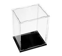AMSLSIU Acrylic Display Case Easy Assembly Dustproof Trophy Cup Showcase And Action Figures Versatile Option For Collection Display Stackable Acrylic Cube Toy Dolls Souvenirs Model