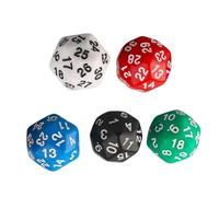 AMSLSIU Acrylic Multi-Sided Dice Unique Colors Board Games Fun Role Playing Games Accessories For Everyone Easy To Roll Dice For Adults And Families Drinking Party