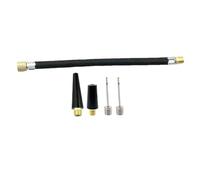 AMSLSIU Air Pump Air Compressor Ball Pump Needle Nozzle Adapter Set Bicycle Valve Adapters Durable Compressed Inflatable Accessories Inflator Nozzle Kit Sports Balls Inflatables, 5 Pieces