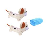 AMSLSIU Animal Shaped Ice Skate Blade Covers Stylishly Blades With Portable Hockey Skates And Figure Skating These Skate Covers Are Made Of Plush Soft Plush Ice Blade Protector, Cat, 35cm