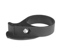 AMSLSIU Anti Drop Bike Chain Guide Clamp Black Durable Plastic For Protecting Single Speed Chains On Bicycles Pair Folding Bike Chain Guide With Moulding Screw