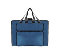 AMSLSIU Art Portfolio Tote Bag with Spacious Zippered Compartment for Canvas Boards Made with Water-Resistant Nylon Painting Sketch Pad Storage Case Art Supplies, Blue