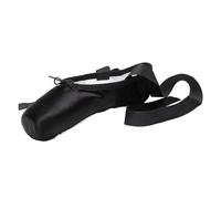 AMSLSIU Ballet Pointe Shoe Women Girl Lightweight Elegant Soft Fit Dance Training and Performances Wide Application - for Ballet Shoes for Girls Women Teen with Ribbon, Black, Size 41