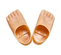 AMSLSIU Barefoot Slippers Big Toe Slippers Dress Up Props Shoes Covers Excellent Choice for Halloween Attire and Costume Parties Cosplay Jumbo Giant Feet Big Feet Scary