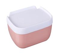 AMSLSIU Bathroom Tissue Holder Storage Wall Mount Waterproof Toilet Roll Holder With Shelf Easy To Install ProductBathroom Toliet Paper Tissue Box. QualityinchWall Mount, pink, 16x12.5x11.5cm