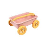 AMSLSIU Beach Fun Trolley For Kids Lightweight Wagon For Sand Play And Sunny Days Even Children Can Easily Pull Trolley Toy. Toy Is Companion For Children's , Pink , 30.5x25.8x15cm