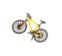 AMSLSIU Bicycle Scene Model Mountain Bike Diorama S Scale Intricate Craftsmanship, Yellow