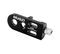 AMSLSIU Bike Chain Tensioner Durable Aluminum Alloy Lightweight Effective Chain Adjustment For Smooth Cycling Experience Bike Tensioner Single Speed Tightener, Black, 72.7x26.5x14.2mm