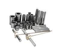 AMSLSIU Bike Wheel Bearing Removal Tool Kit Driver Kit Compact Made Sturdy Aluminum Alloy Lightweight Bicycle Repair Aid Wheel Hub Installation Tools Bearing Press Set