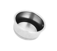 AMSLSIU BPA-Free Reusable Coffee Machines Pressure Filter Basket with Black Ring Durable and Efficient Bottomless, 2 Cup, Diameter 51mm