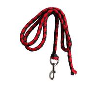 AMSLSIU Braided Horse Leash For Livestock Sheep Heavy Duty Lead Rope With Snap Hook And Swivel Equestrian Equipment Attach To Halter Or Harness Goats Heavy Duty Horse Leading, Red, 4Meters