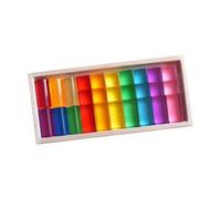 AMSLSIU Building Blocks Set For Kid Building Blocks Bright Colors Rainbow Stacking Game Engages Children For Hours Of Fun Learning Educational Toys Stacking Toy Gift, Style B