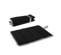 AMSLSIU Camping Portable Mat Picnicking Fishing Waterproof Seat Cushion Breathable Foldable Beach Oxford Cloth Pad Outdoor Equipment, Black