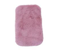AMSLSIU Carpet Mat Dollhouse Round Plush Rug Accessory For Simulation Living Room And Bedroom Scenes Creating Life Scene For Dollhouse Kitchen Pretend Party Accessories Toys , Pink , Oval