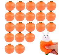 AMSLSIU Carrot Pinch Toy Cup Stress Relieving Tool Gel Fun Squeezing Relief Silica Squeeze Carrot Pinch Toy For Relaxation , type+2