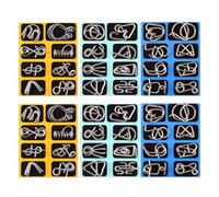 AMSLSIU Challenging Monte Ssori Puzzle Wire Game For Developing Creative Thinking All Of Which Are Very Classic And Popular