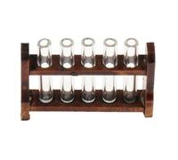 AMSLSIU Charming Dollhouse Decorative Ornament Test Tube With Holder Rack Miniature Bedroom Scenes Will Dollhouse Become More Realistic. Pretend Play Toy Is 1/12 Scale Miniature Dollhouses