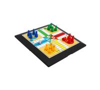 AMSLSIU Chess Board Game Thrilling Ludo Classic Adventure Engaging Fun Experience Unique Family Dice Game For Gatherings Travel Chess Traditional Strategy