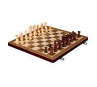 AMSLSIU Chess Checkers Board Game Set Complete Set Included Beginners And Experienced Players Engaging Strategy Pieces 2 In 1 Board Games Travel Case Beginner Chess