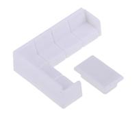 AMSLSIU Chic Dollhouse Sofa Decoration Miniature Tea Table Bringing Modern Touches To Rooms 1/20 Scale Dollhouse Furniture Sofa Tea Table Sets Living Room Look More Fashion Durable And Realistic