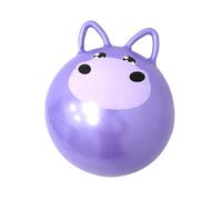 AMSLSIU Children Bouncer Sports Hopping Ball With Handle Eye Catching Adventures Promoting Balance Skills Engaging Group Activities Portable Inflatable Bouncy , violet , 42x46cm