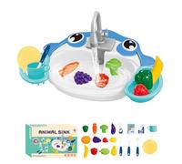AMSLSIU Children Dishwashing Table Kitchen Play Set With Circulating Water nk Toy Children Dishwashing Table Kitchen Play , blue