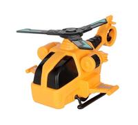 AMSLSIU Children's helicopter model boy fighter toy, inertia plane toy, children's, suitable for boys aged years old, Yellow, 8.2 * 11 * 5.5cm