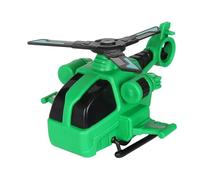AMSLSIU Children's helicopter model boy fighter toy, inertia plane toy, children's, suitable for boys aged years old, Green, 8.2 * 11 * 5.5cm