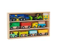 AMSLSIU Christmas Train Toy Building Blocks Stacking Wooden Train Cars Educational Fun Experience Gift For Kids Toy For Boys Educational Kids Wooden