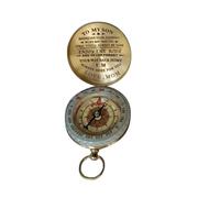 AMSLSIU Clear Scale Camping Compass Non-deforming Large Dial Plate Best Gift Copper Outdoor Compasses Camping Compasses Brushed, Mom for Son