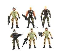 AMSLSIU Collectibles For Kids Featuring Action Figures Designed To Imaginative Play And Engaging Themed Environments Special Police Team Figure Toys Sand Table Model Toys