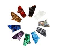 AMSLSIU Comfortable Acoustic Guitar Banjo Finger Picks Ring Picks Deliver