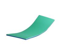 AMSLSIU Comfortable Float Mat Water Float Pad Large Size Outdoor Fun Pool Beach Parties Floating Experience For Adults Unsinkable Pool Lounger Mat Bed Surfing Toy, Green Blue