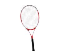 AMSLSIU Comfortable Nonslip Tennis Racket With Shock Resistant Handle Grip Backyard Park Beach Summer Exercise Workout Gym Portable Tennis Racquet Training Equipment Tool, Adults Red
