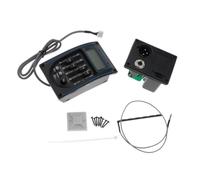 AMSLSIU Complete Kit Acoustic Guitar Pickup With Easy To Read LCD Display And Guitar EQ Equalizer Music Lovers Performance Bass Midd. Treb