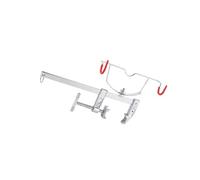 AMSLSIU Convenient Metal Clamp On Fishing Rod Holder Bracket Rack Device for Canoe Raft Kayak Easy to Install , water drop S