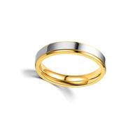 AMSLSIU Couple Ring Fingers Pendent Fashion Jewelry Rustproof Fine Workmanship Long-lasting Exquisite Rustproof No Burrs Smooth, Type 8, 4MM