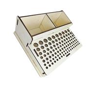 AMSLSIU Crafting Process With Leather Craft Tool Holder Absorbing Mess Tools And Stamps For DIY Enthusiasts And Professional Craftsmen. Wooden Leather Craft Tool Holder Tools Organizer