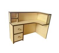 AMSLSIU Creating Various Scenes Miniature Furnitures 1/12 Dollhouse Miniature Table Imaginative Play Dollhouse Bookshelf Is Creating Various Scenes In .Customize And Arrange As Computer Desk