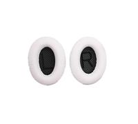AMSLSIU Cushion Ear Pads Professional Head-mounted Leather Headset Breathable Replacement QC35 Headphones, White+Black