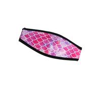 AMSLSIU Dive Snorkeling Mask Strap Cover Soft Neoprene for Added Comfort Hair, Pink Shell Pattern, 18.5x8cm