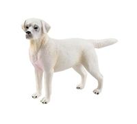 AMSLSIU Dog Animal Model Playset Figure Decoration Animals Figurine Durable Unique Textures Inspire Kids Imagination Science Educational Action Figures Collection, Labrador White