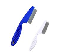 AMSLSIU Dog Brush Flea Comb Hair Remover Stainless Steel Plastics Long Handle Fine Workmanship Space Saving Exquisite Smooth