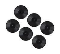 AMSLSIU Dollhouse Miniature Model Vinyl Records Chic Elements For Elevating Mini House Aiming To Impress Visitors 1/6 Dollhouse Miniature Landscape , Black , 5cm
