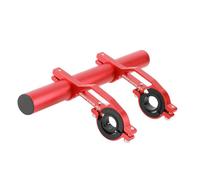 AMSLSIU Double Clamp Bicycle Bracket For Phone Mount Bike Handlebar Extender Metal Bicycle Gooseneck Handle Stand GPS Light Lamp, C