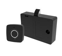 AMSLSIU Drawer File Lock Prevents Unlocking Failure with Intelligent ABS Intelligent Fingerprint Lock File Storage Cabinet, Black