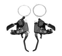AMSLSIU Durable 2Pcs ST-EF51 ShifterBrake Lever 3 x 782124 Speed Set Smooth Gear Shifting Bike Mountain, Type 51-8