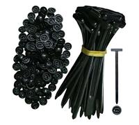 AMSLSIU Durable Bumper Retainer Clips Car Plastic Rivets Fasteners Reliable Self-Locking Ties Holder Nylon Cable Ties Nylon Universal Cable Tie for Car, 100Pack