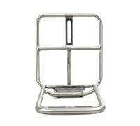 AMSLSIU Durable Front Rack Titanium Alloy Bike Carrier Enhances Storage Options With Quick Installation For Everyday Cycling Bicycle Front Luggage Shelf Bike Carrier Panniers