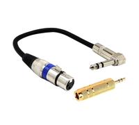 AMSLSIU Durable Gold Plated Connections 5mm Male To 35mm Female Adaptor Amazing Reliability For Sound Provided Maximum Flexibility And Durability Performance